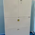 両開＋３段ラテラル上下書庫セット